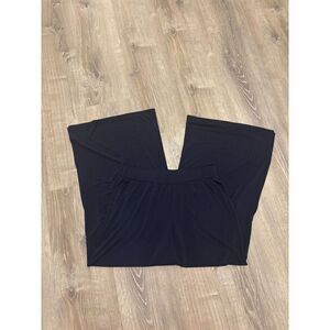 G.I.L.I. Women's Straight Leg Pull‎ on Pants Navy Size Medium